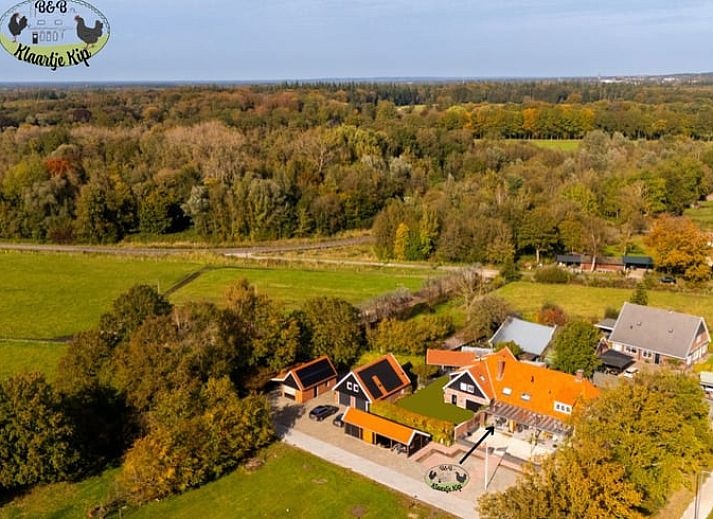 Gemuetliche Veranda im Cottage in Enschede, Ferienhaus in Twente, Overijssel.