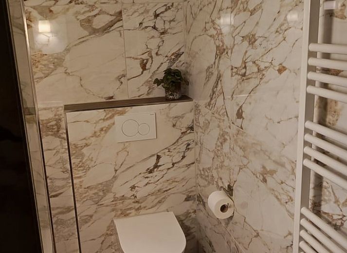 Veranda des Ferienhauses in Oldenzaal in Twente, ideal zum Entspannen an der frischen Luft.