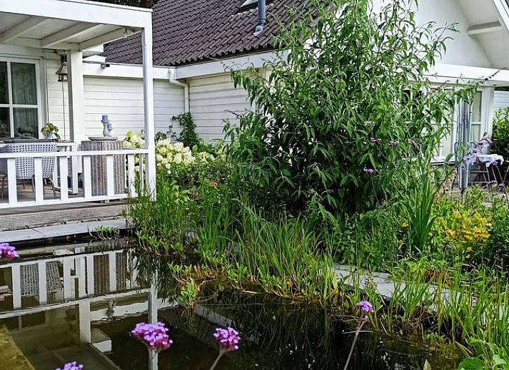 Gemuetliches Wohnzimmer im Haus in Oldenzaal, Ferienhaus in Twente, mit viel natuerlichem Licht.