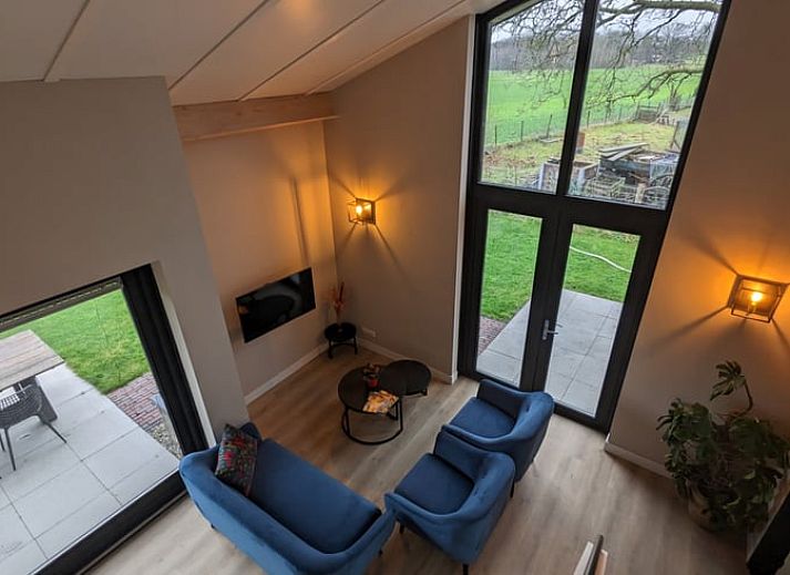 Terrace of Cottage in Markelo, Hof van Twente with panoramic views of the countryside.