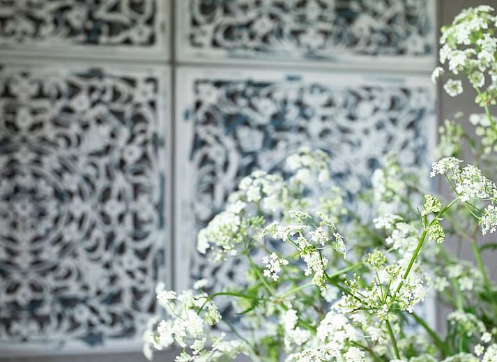 Cozy kitchen in Holiday home in Markelo, Twente, with rustic wooden elements and modern design for a relaxing stay.
