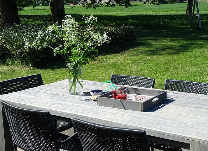Flowering apple tree at Holiday home in Markelo, Twente. Enjoy the beautiful nature and tranquility in Overijssel.