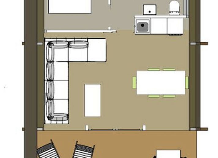 Guest house 523103 - Tent house Twente - Twentse tentsuite XL met privé sanitair