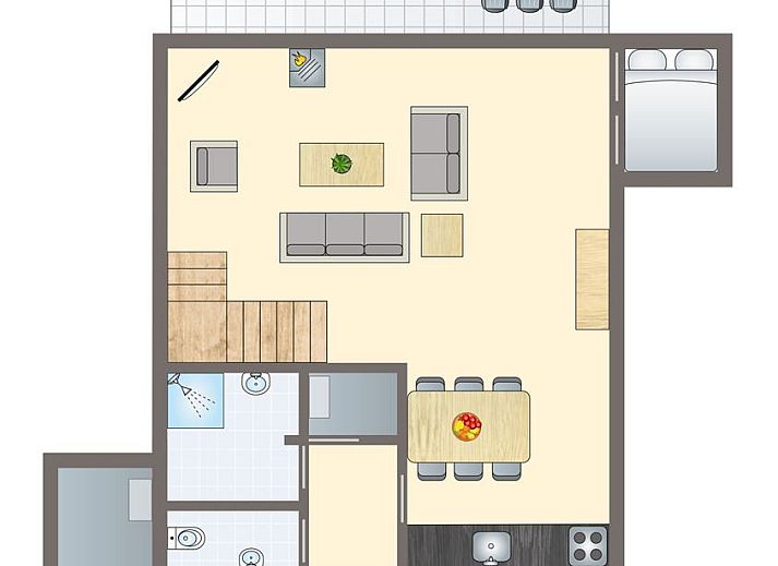 Guest house 523109 - Bungalow Twente - Landgoed De Elsgraven | 4-6-persoons bungalow | 4-6C2