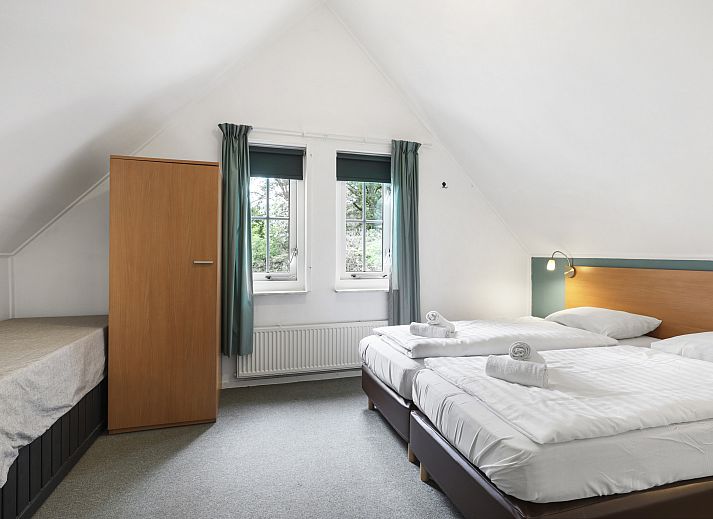 Aussenansicht von Landgoed De Elsgraven 6-Bett-Bungalow 6B mit Garten in Enter, Twente.