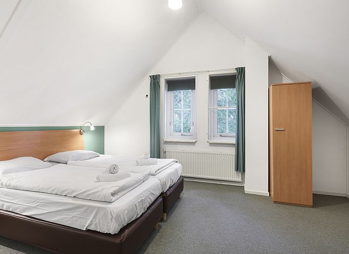 Aussenansicht von Landgoed De Elsgraven 6-Bett-Bungalow 6B mit Garten in Enter, Twente.