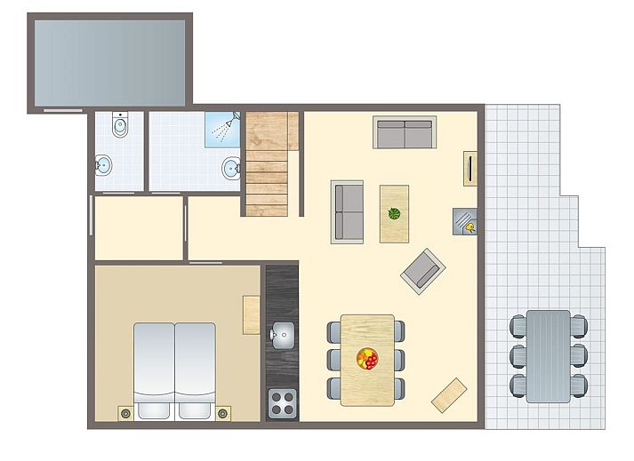 Unterkunft 523133 - Bungalow Twente - Landgoed De Elsgraven | 6-persoons bungalow | 6B