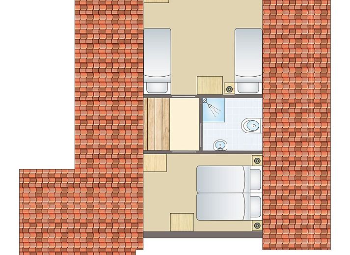 Verblijf 523154 - Bungalow Twente - Landgoed De Elsgraven | 4-6-persoons bungalow | 4-6C2