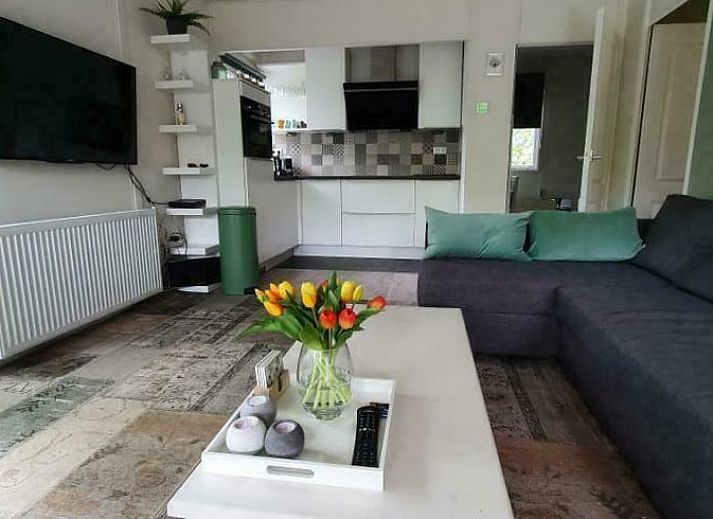 Veranda von Cottage in Denekamp, Ferienhaus in Twente, Overijssel, umgeben von viel Gruen und Ruhe.