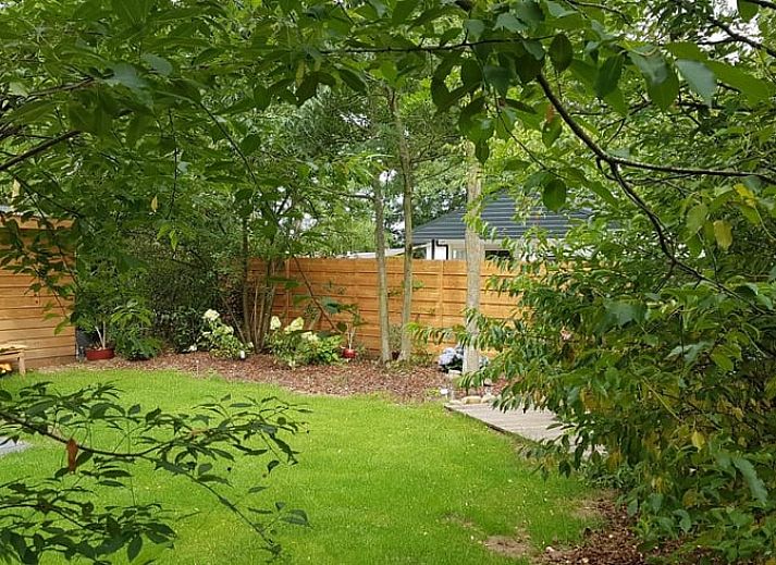 Veranda von Cottage in Denekamp, Ferienhaus in Twente, Overijssel, umgeben von viel Gruen und Ruhe.