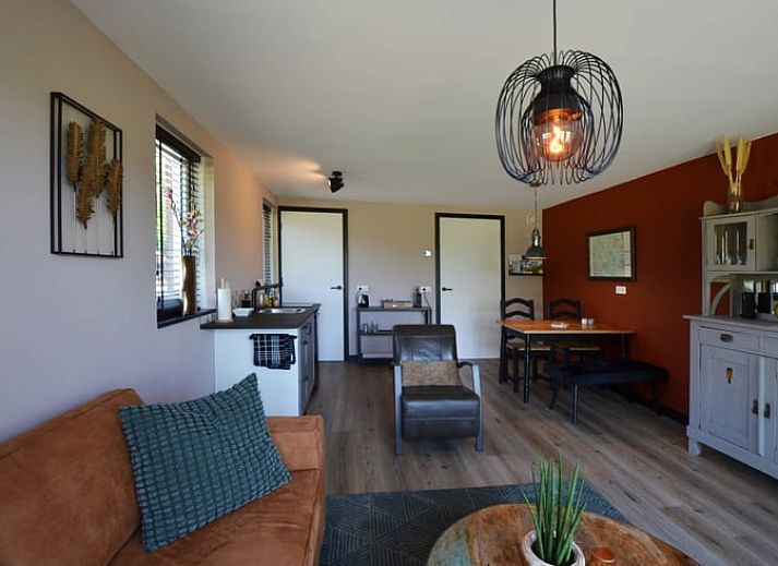 Vakantiehuis in Denekamp, gezellige veranda in de vakantiewoning in Twente, Overijssel.