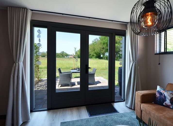 Vakantiehuis in Denekamp, gezellige veranda in de vakantiewoning in Twente, Overijssel.