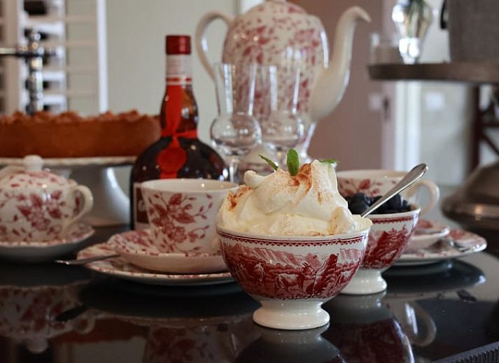Stilvolle Kueche des Ferienhauses Huisje in Denekamp, ideal zum Kochen in Twente, Overijssel.