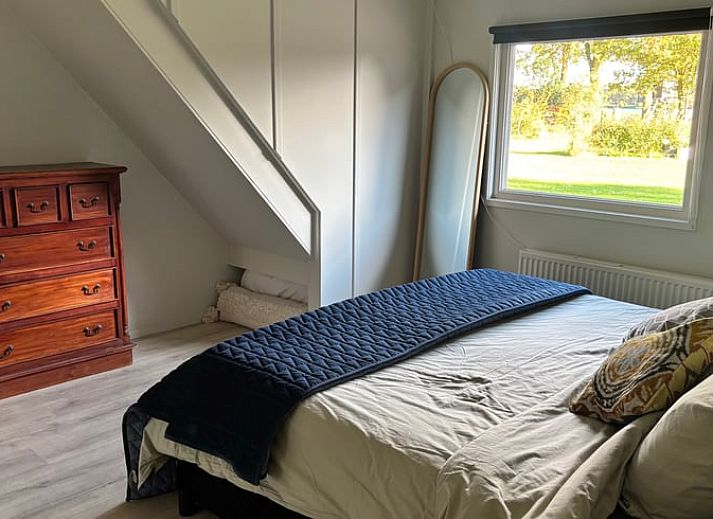 Entrance to vacation home in Denekamp, Twente, with red roof tiles and bricks. Ideal vacation home in Overijssel.