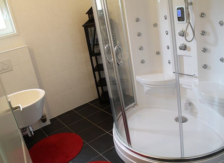 Ferienhaus in Notter mit Reetdach und gruenem Garten in Twente, Overijssel.