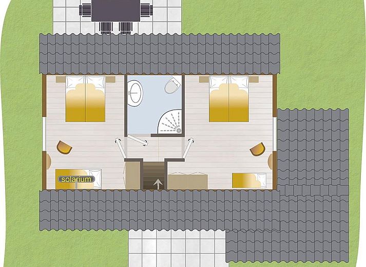 Prive sauna en luxe badkamer in Boshuus XL Wellness vakantieaccommodatie in Deurningen, Twente, Overijssel.