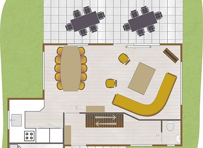 Luxurioeses Badezimmer mit Sauna im Familiehuus, Ferienhaus in Deurningen, Twente.