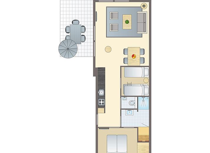 Verblijf 524261 - Bungalow Twente - Sallandse Heuvelrug | 4-5-persoons woning | 4-5CE