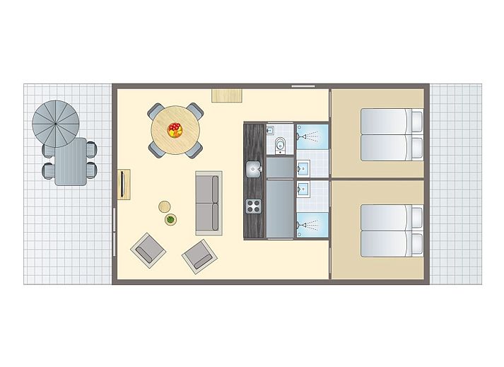 Verblijf 524283 - Bungalow Twente - Sallandse Heuvelrug | 4-persoons woning | 4B