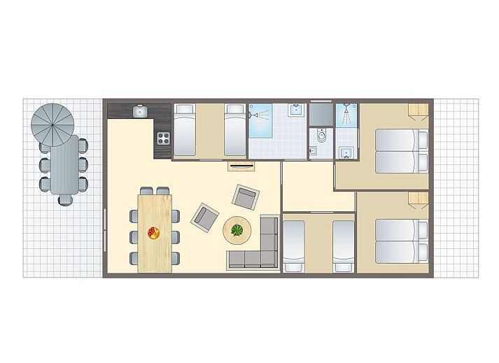 Verblijf 524284 - Bungalow Twente - Sallandse Heuvelrug | 8-persoons woning - Breed toegankelijk