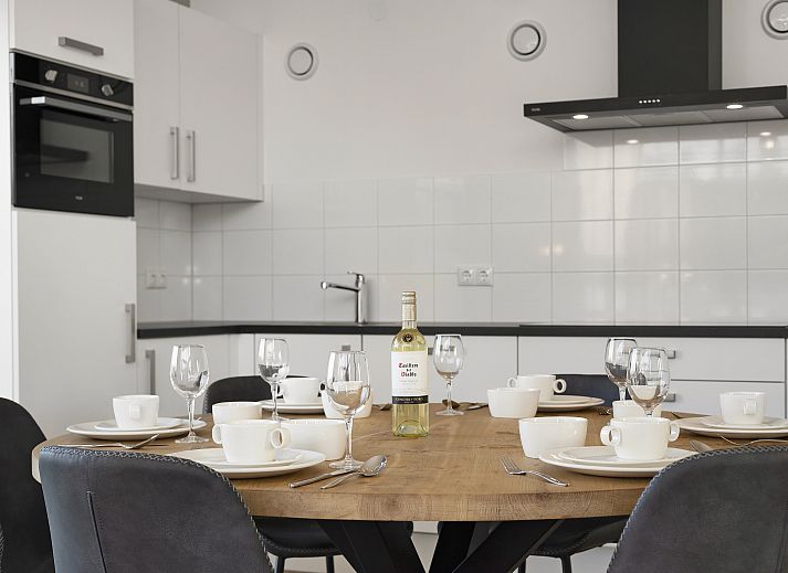 Modern living room in Sallandse Heuvelrug vacation home, Hoge Hexel, Twente.