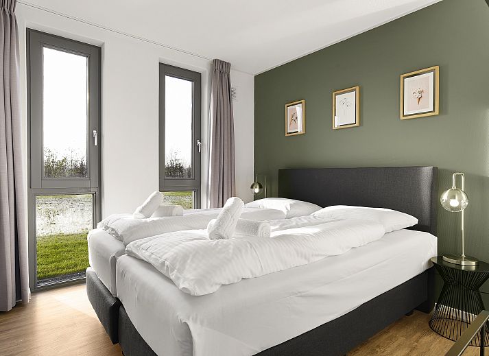 Modern living room in Sallandse Heuvelrug vacation home, Hoge Hexel, Twente.