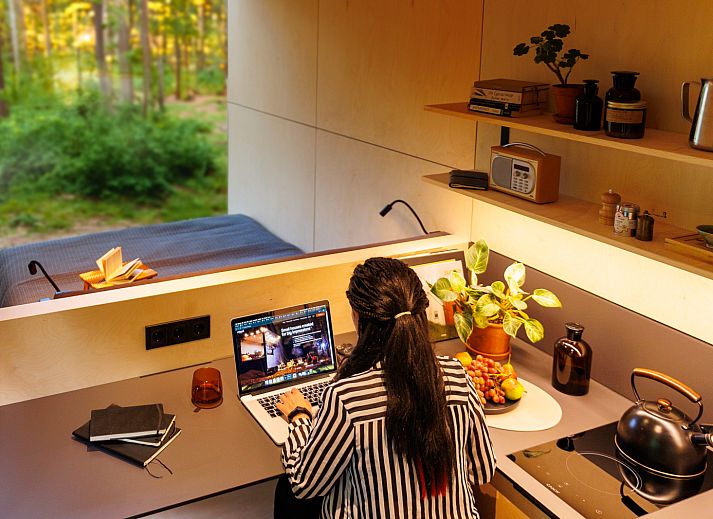 Verblijf 524623 - Vakantiewoning Twente - River Mirrorlodge met bubbeltub en panoramaview