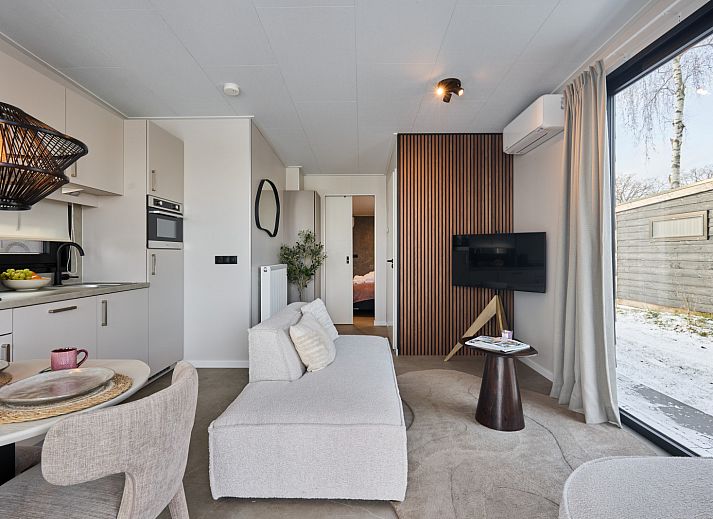 Verblijf 524626 - Vakantiewoning Twente - Happy Oak wellnesslodge met bubbeltub, ligbad, sauna en