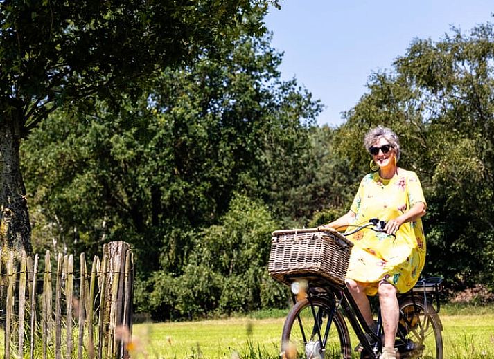 Children play happily at the vacation home in Manderveen, an ideal family destination in Twente.