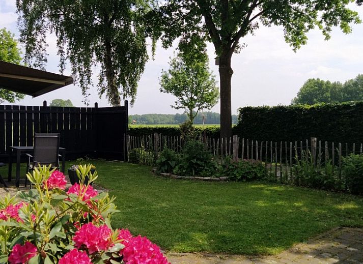 Lutke Disserot vakantiehuis in Lattrop, Twente omgeven door weelderige tuin en groene natuur.