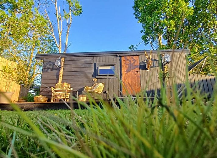 Knusse binnenruimte van Huisje in Vroomshoop, vakantiehuis in Twente, Overijssel.