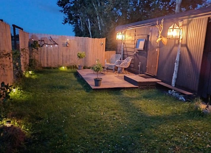 Knusse binnenruimte van Huisje in Vroomshoop, vakantiehuis in Twente, Overijssel.