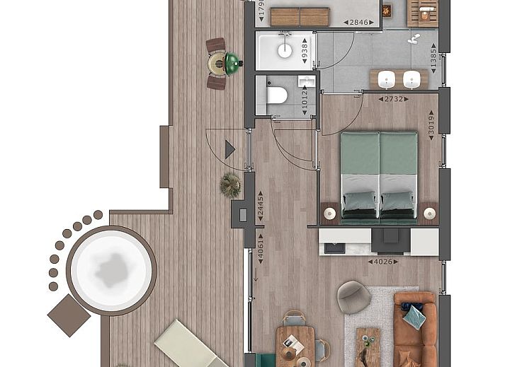 Verblijf 526848 - Vakantiewoning Twente - Spa lodge met hottub & interne sauna | 2 pers