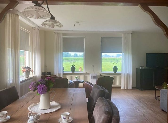 Entdecken Sie das Haus in Langeveen, ein charmantes Ferienhaus in Twente, Overijssel, mit einer laendlichen Umgebung und kinderfreundlicher Atmosphaere.