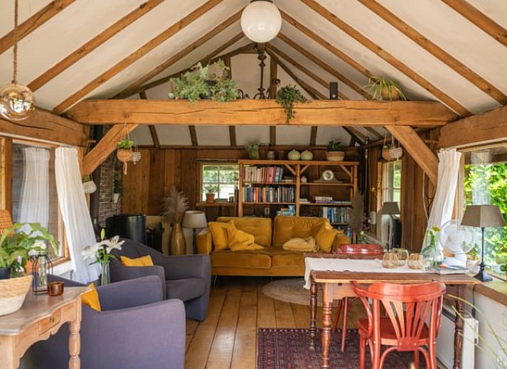 Traditionelles Ferienhaus mit Reetdach, Cottage in Broekland, Salland, Overijssel.