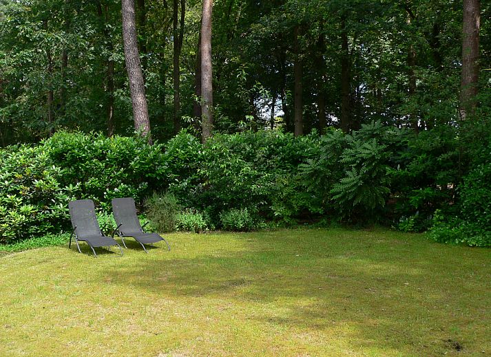 Gemuetliches Schlafzimmer im Ferienhaus OV755 in Holten mit Blick auf die Natur von Salland, Overijssel, perfekt fuer einen entspannten Aufenthalt.