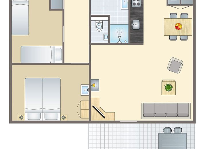 Guest house 5302138 - Bungalow Salland - Twenhaarsveld | 4-persoons bungalow | 4B