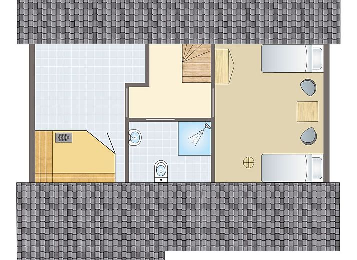 Unterkunft 5302141 - Bungalow Salland - Twenhaarsveld | 4-persoons kinderbungalow | 4LK