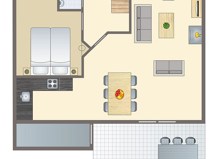 Unterkunft 5302153 - Bungalow Salland - Twenhaarsveld | 6-persoons bungalow | 6B2