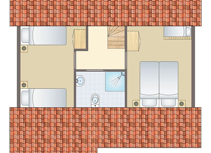 Unterkunft 5302153 - Bungalow Salland - Twenhaarsveld | 6-persoons bungalow | 6B2