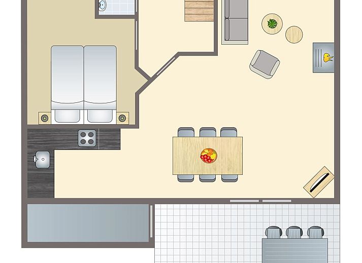 Unterkunft 5302155 - Bungalow Salland - Twenhaarsveld | 6-persoons bungalow | 6C2