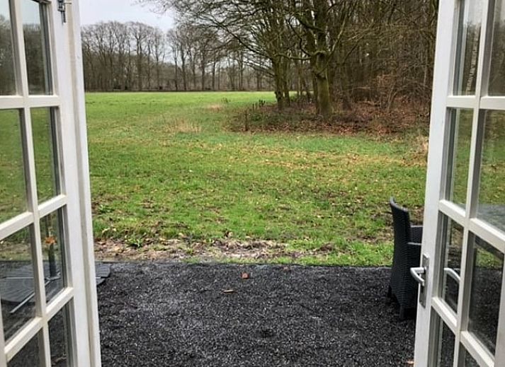 Charmant Vakantiehuisje in Wijhe, Salland met uitzicht op weelderige natuur in Overijssel.