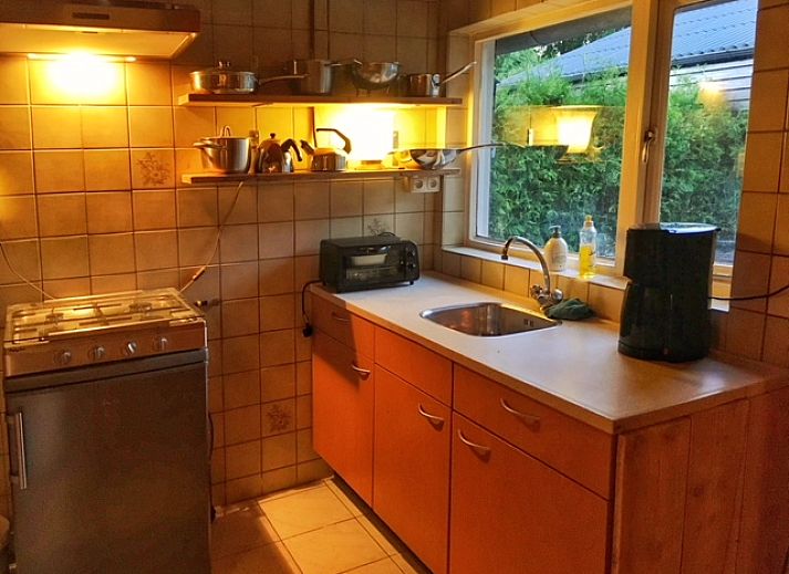 Comfortabel terras bij boerderijhuisje.nl in Luttenberg, vakantiehuis in Salland, Overijssel omringd door natuur.