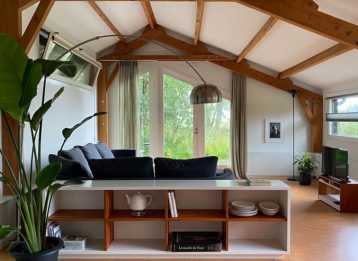 Ferienhaus in Welsum mit weitem Blick auf die gruene Umgebung von Salland in Overijssel.