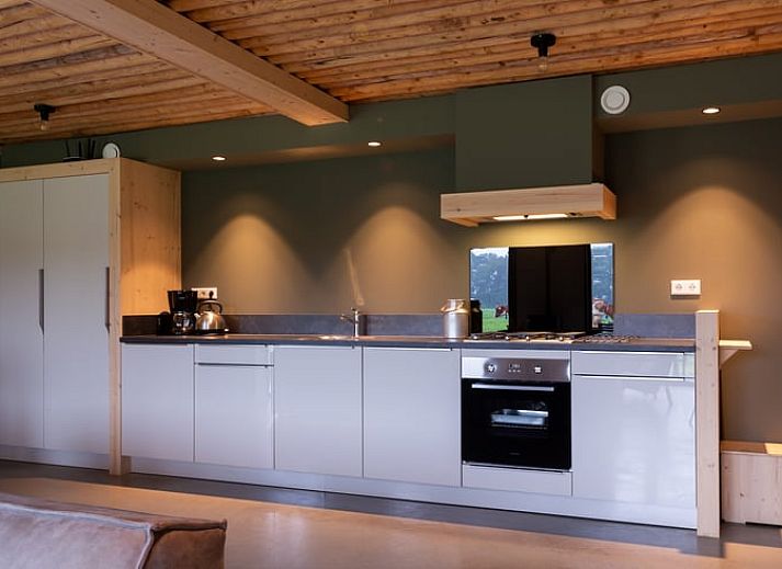 Cozy living room in Holiday home in Heeten overlooking meadows, located in Salland, Overijssel.