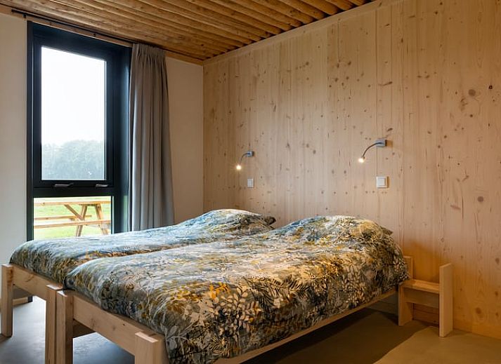 Modern open kitchen and dining area in Holiday cottage in Heeten, perfect for a vacation in Salland, Overijssel.