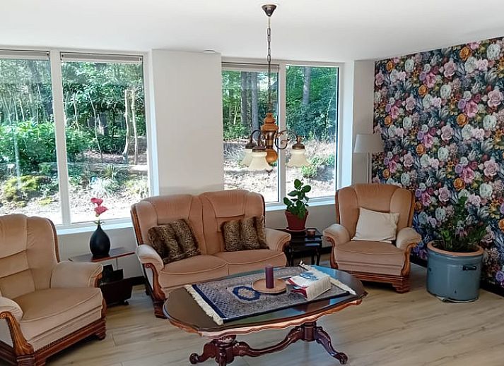 Terras bij Huisje in Heeten, sfeervol vakantiehuis in Salland, Overijssel.