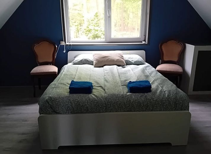 Trampoline in de tuin van Huisje in Heeten, kindvriendelijk vakantiehuis in Overijssel.