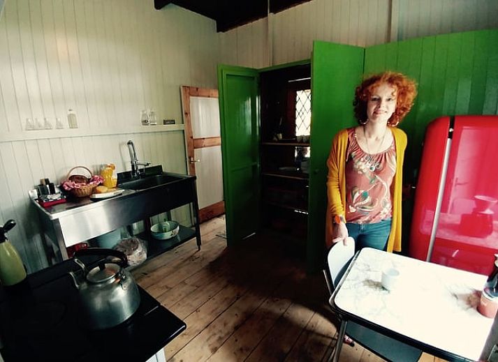 Gezellige buitenruimte bij Huisje in Okkenbroek, vakantiehuis in Salland, Overijssel.