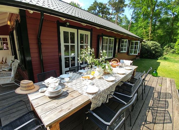 Vacation home in Okkenbroek, located in green Salland, Overijssel, with a spacious veranda and surrounded by nature.